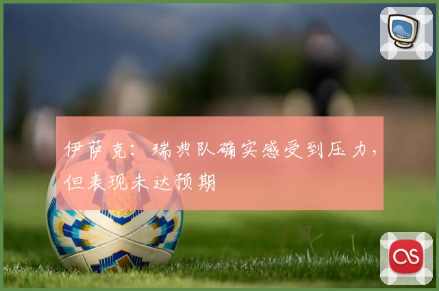 伊萨克：瑞典队确实感受到压力，但表现未达预期